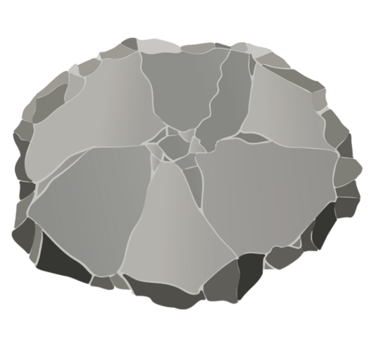 Vinil tepih tekstura različito kamenje kamen - TenStickers