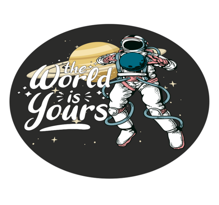 Vinil podovi tinejdžeri istraživanje astronauta - TenStickers