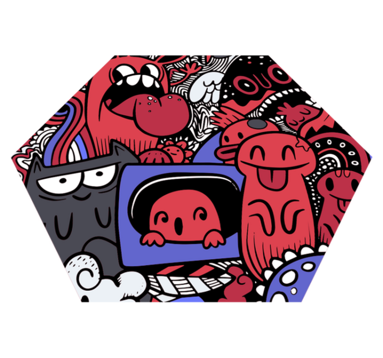 Cool graffiti teen vinil prostirka - TenStickers