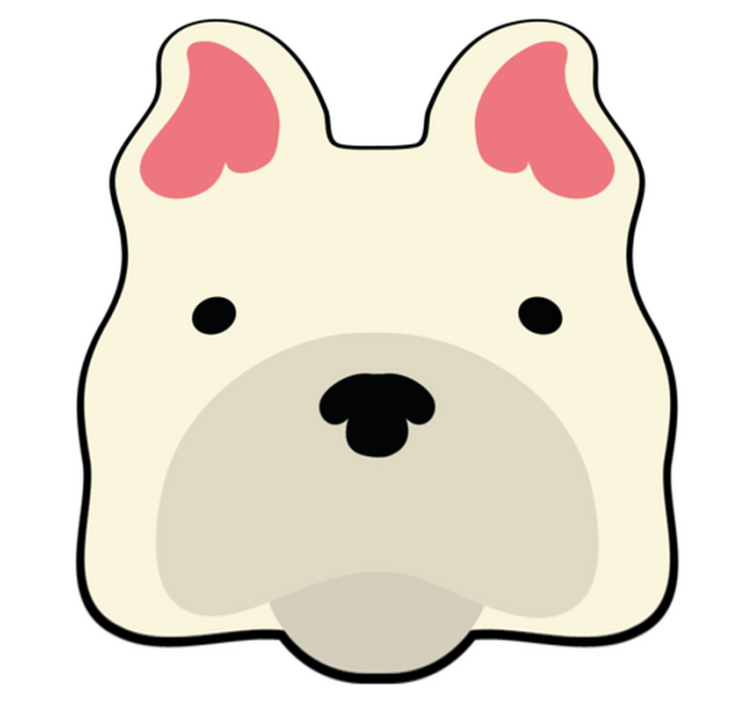 Pas kućna životinja vinil prostirka - TenStickers