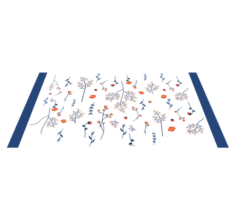 Vinil podovi cvijeće i biljke botanički jesenski motiv - TenStickers