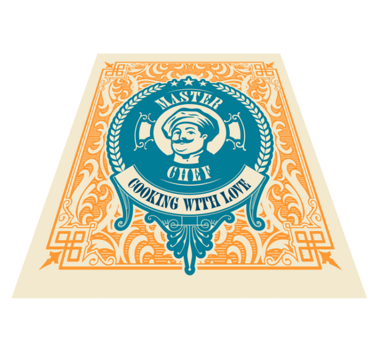 Vinilne prostirke s frazama ljubav glavnog kuhara - TenStickers