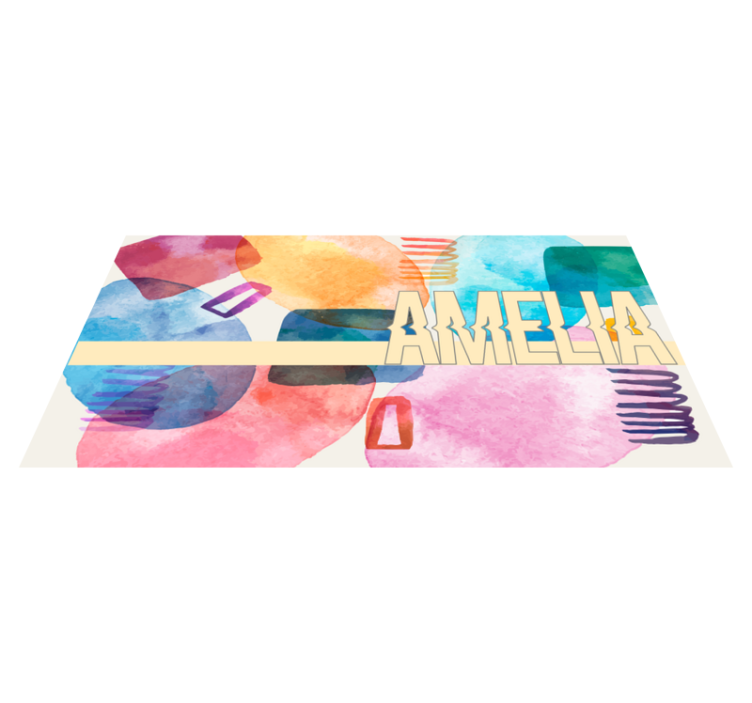 Personalizirana obojena vinil prostirka - TenStickers