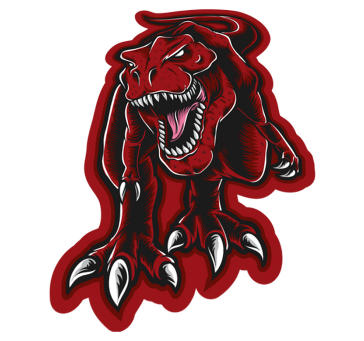 Vinil podovi životinja divlji dinosaur - TenStickers