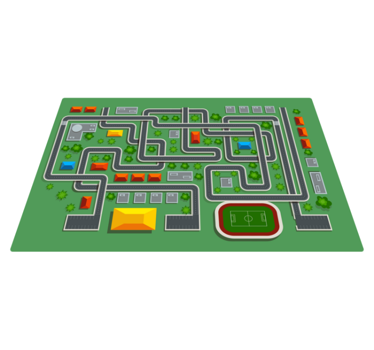 Vinil podovi ceste projektiranje gradske prometnice - TenStickers