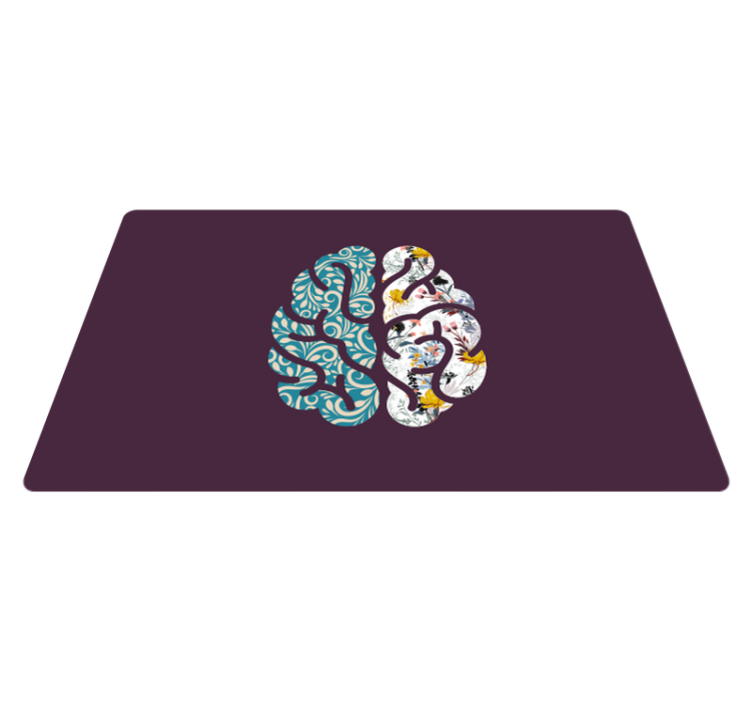 Vinil podovi cvijeće i biljke botanički yin yang - TenStickers