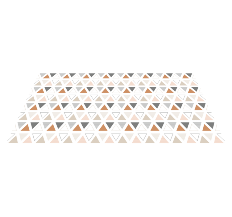 Vinil podovi geometrijski dizajn trokutastog uzorka - TenStickers