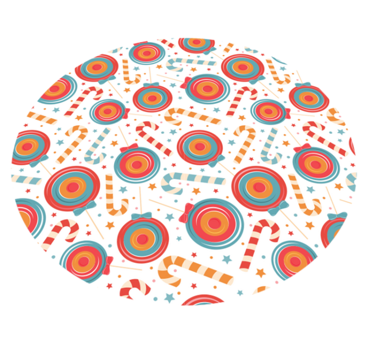 Vinil podovi igre slike zemlje slatkiša - TenStickers