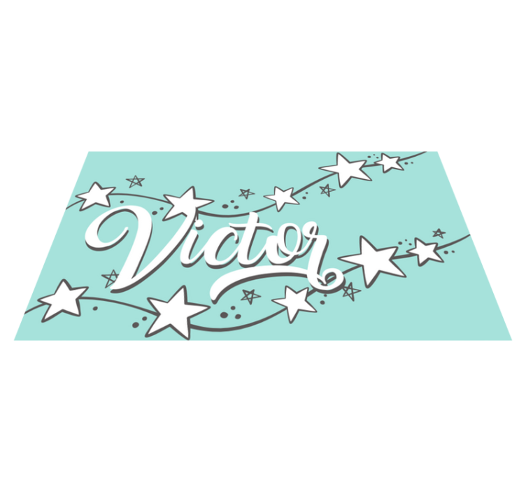 Vinil podovi s imenima prilagodljiva zvjezdana prašina - TenStickers