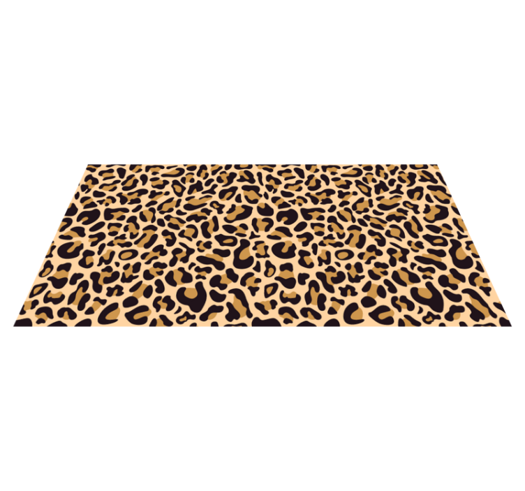 Leopard print životinjski otisak vinil prostirka - TenStickers