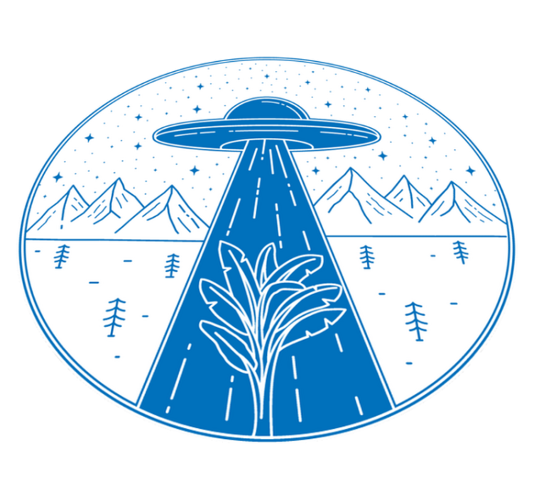 Drugi vinil podovi ufo avantura - TenStickers
