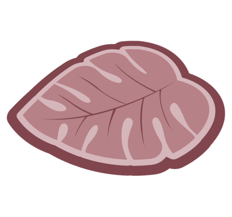 Vinil podovi cvijeće i biljke botanički oblik lista - TenStickers