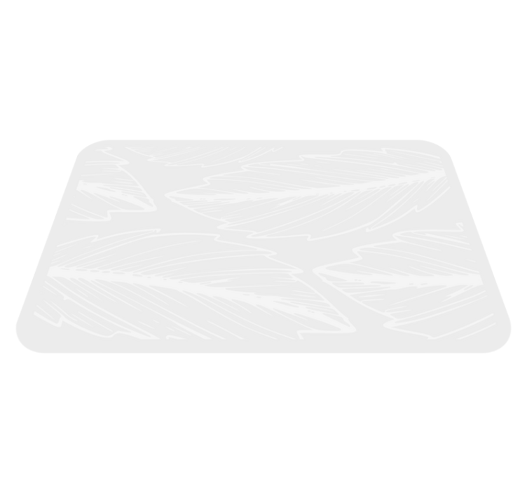 Vinil podovi priroda uzorak otiska perja - TenStickers