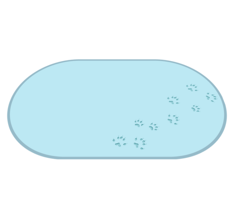 Vinil podovi životinja tragovi otisaka šape - TenStickers