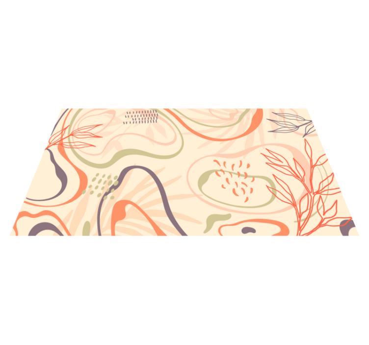 Vinil podovi priroda apstraktni organski oblici - TenStickers