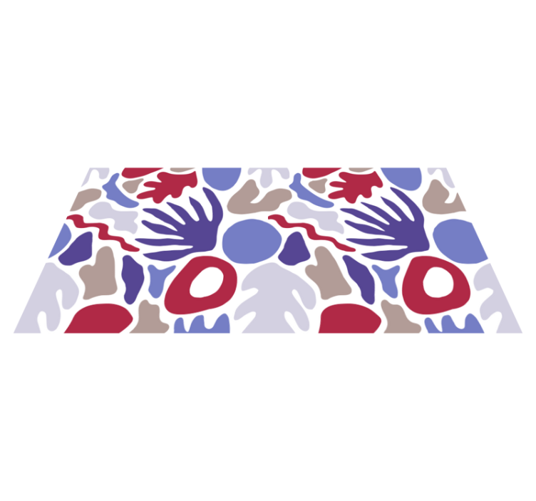 šareni detaljni uzorak kuhinjske podne pločice - TenStickers