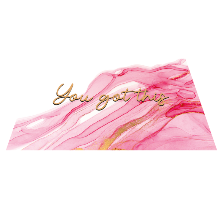 Vinilne prostirke s frazama možeš ovo - TenStickers