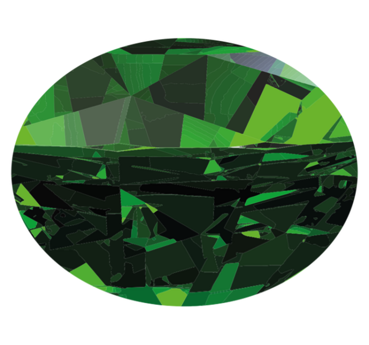 Vinil podovi tekstura geometrijske zelene facete - TenStickers