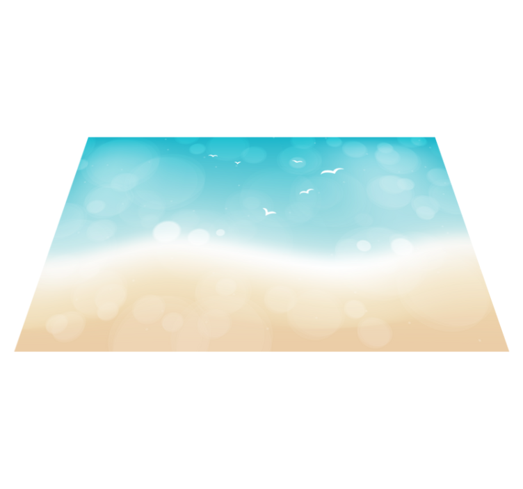 Vinil podovi dnevna soba oceanski povjetarac - TenStickers