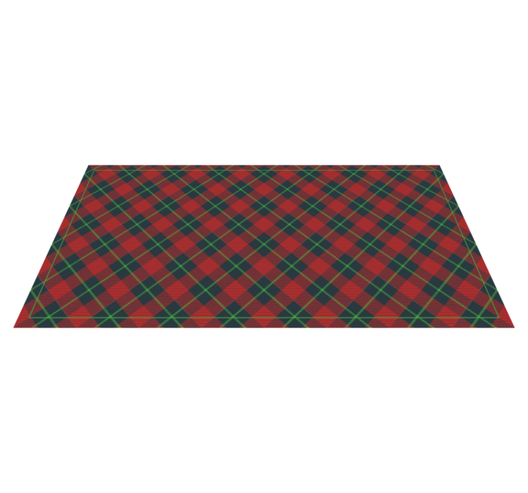 škotski tartan vintage sag - TenStickers