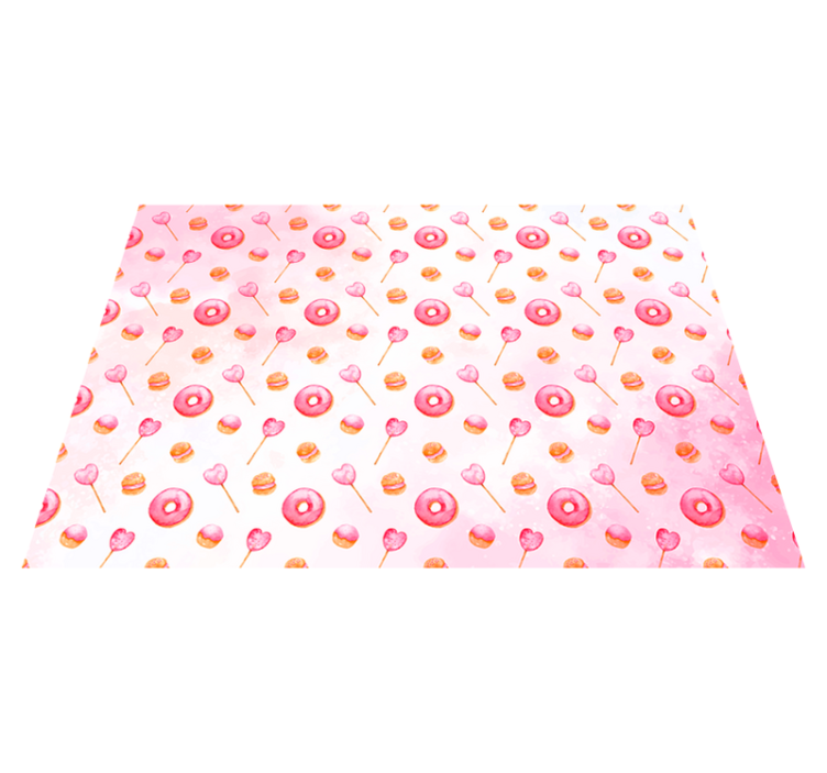 Vinil pod u kuhinji slatka radost sreća - TenStickers