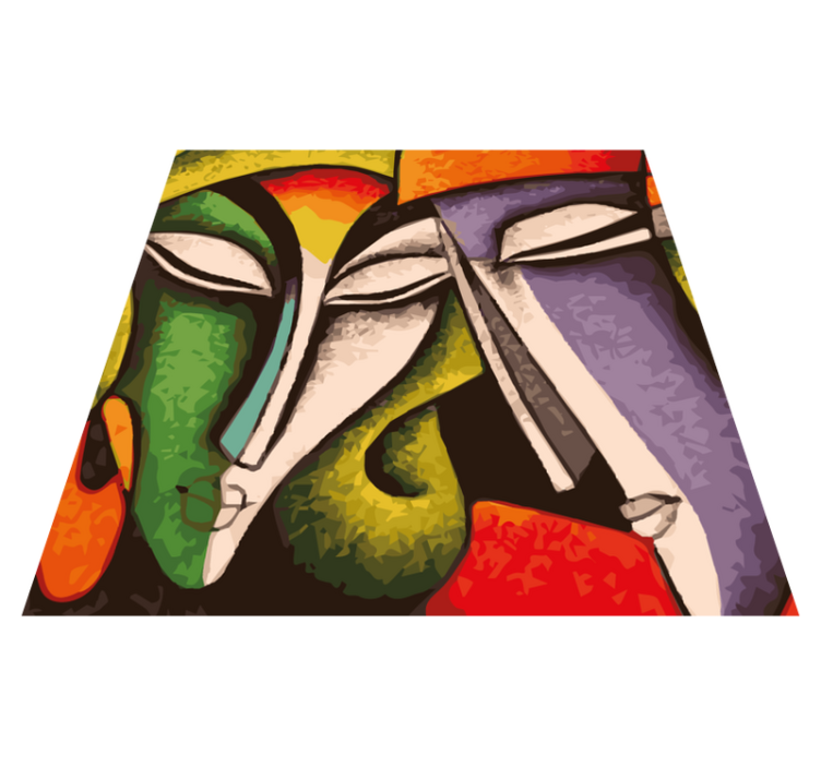 Moderna umjetnost suočava se s modernim tepihom - TenStickers