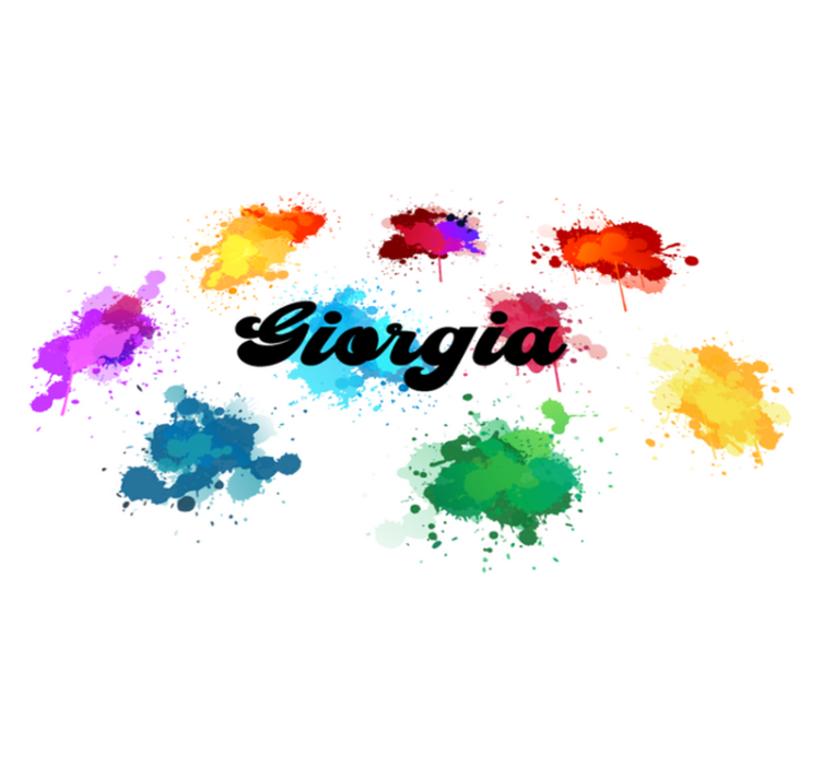 Vinil podovi tinejdžeri kružni dizajn s mrljama - TenStickers