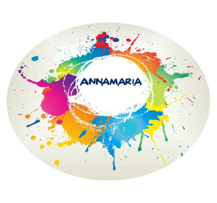 Vinil podovi tinejdžeri prskanje s imenom - TenStickers