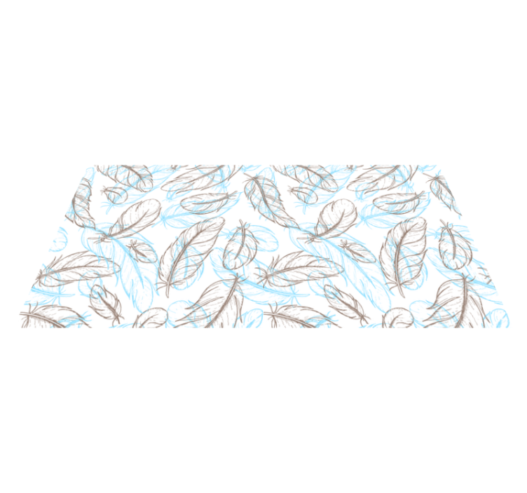 Vinil podovi ulazni hodnik lišće inspirirano prirodom - TenStickers