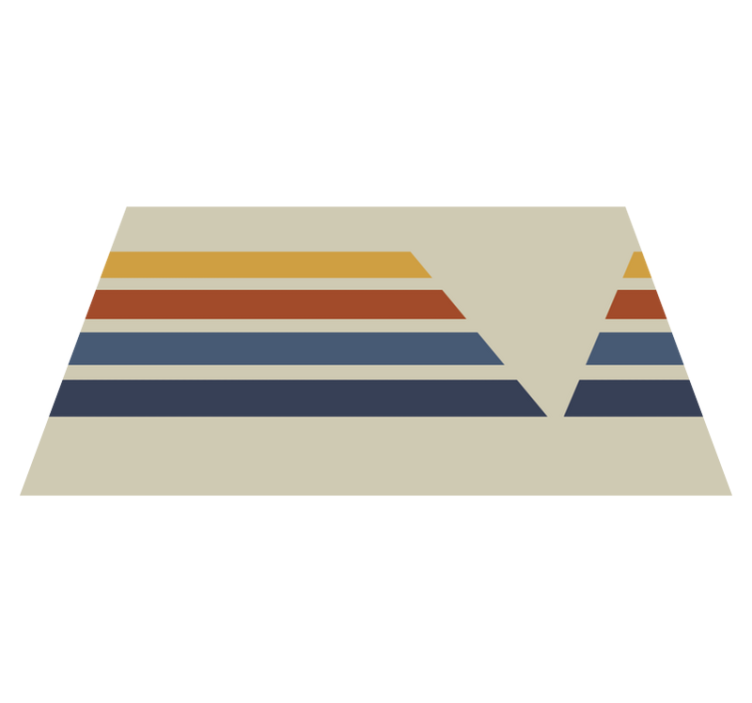 Vinil podovi geometrijski motiv chevron pruga - TenStickers