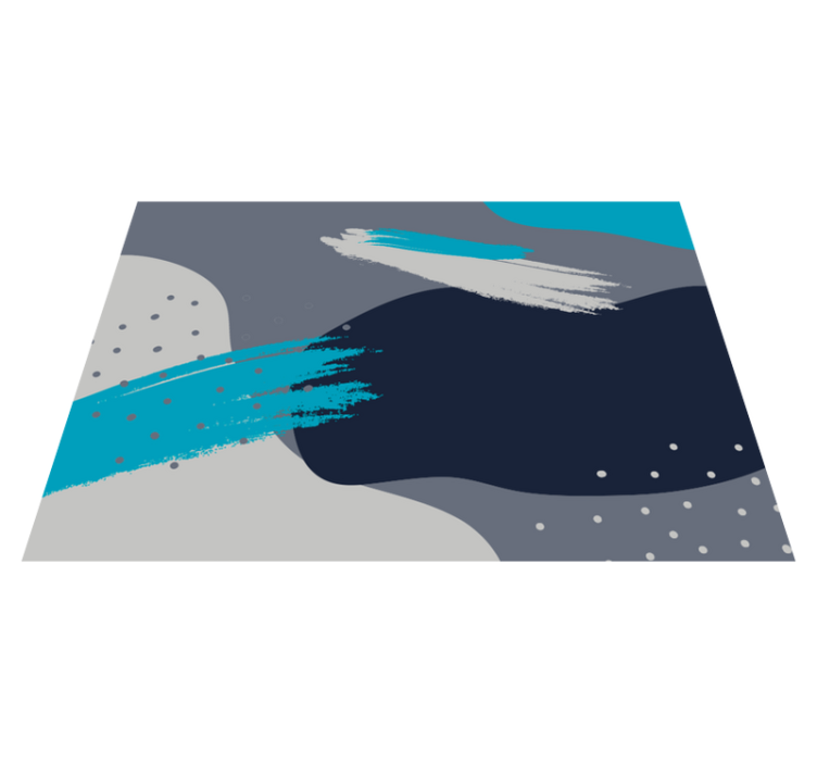 Vinil podovi moderan apstraktni uzorak prskanja - TenStickers