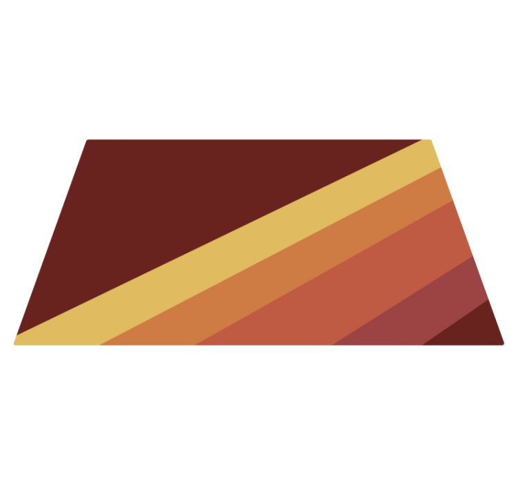 Vinil podovi minimalistički živopisni prugasti motiv - TenStickers