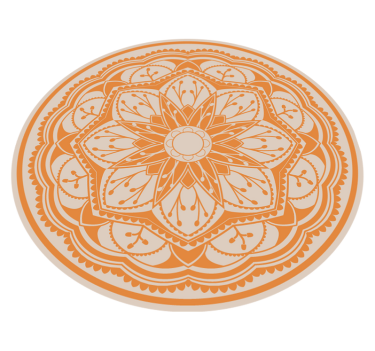 Vinil podovi mandala elegantan okrugli motiv - TenStickers