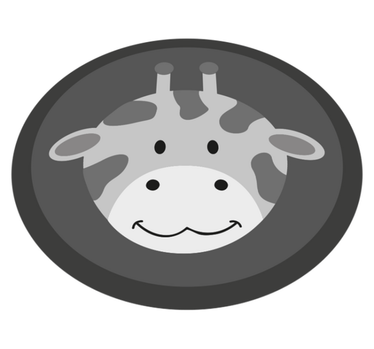 Vinil podovi rasadnici siva beba žirafe - TenStickers