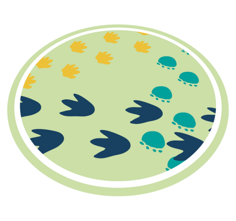 Dinosauri otisci stopala za bebe - TenStickers