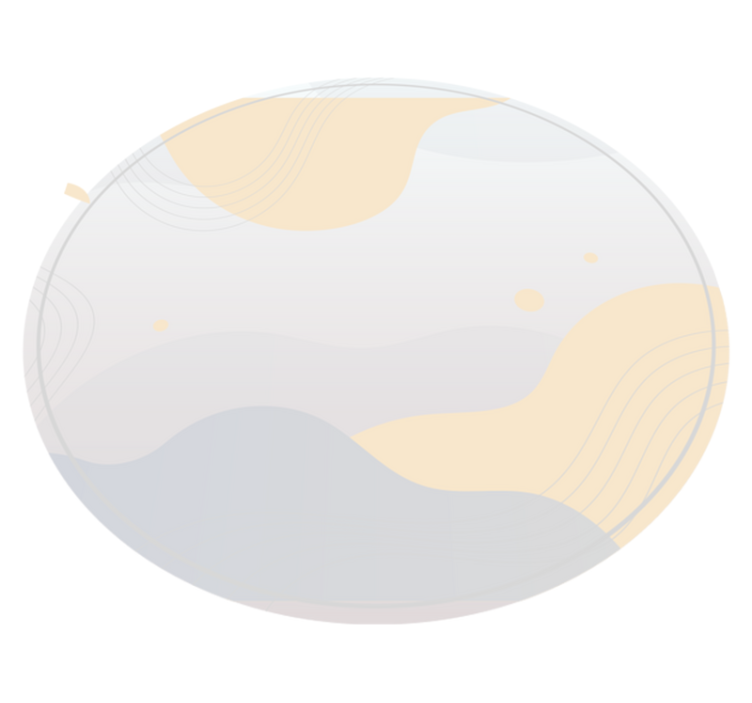 Apstraktni bijeli moderni tepih - TenStickers