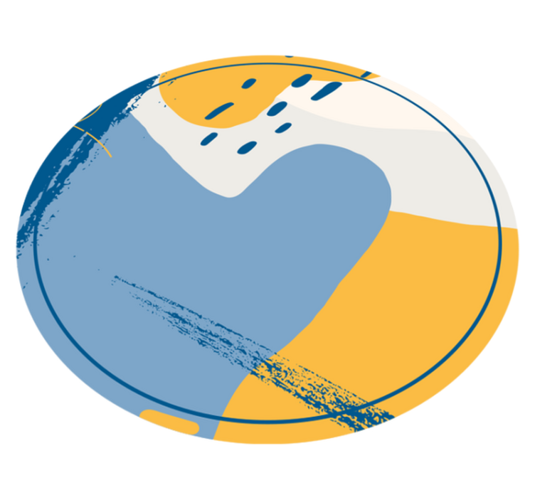 Vinil podovi efekt kamena kružna umjetnost - TenStickers