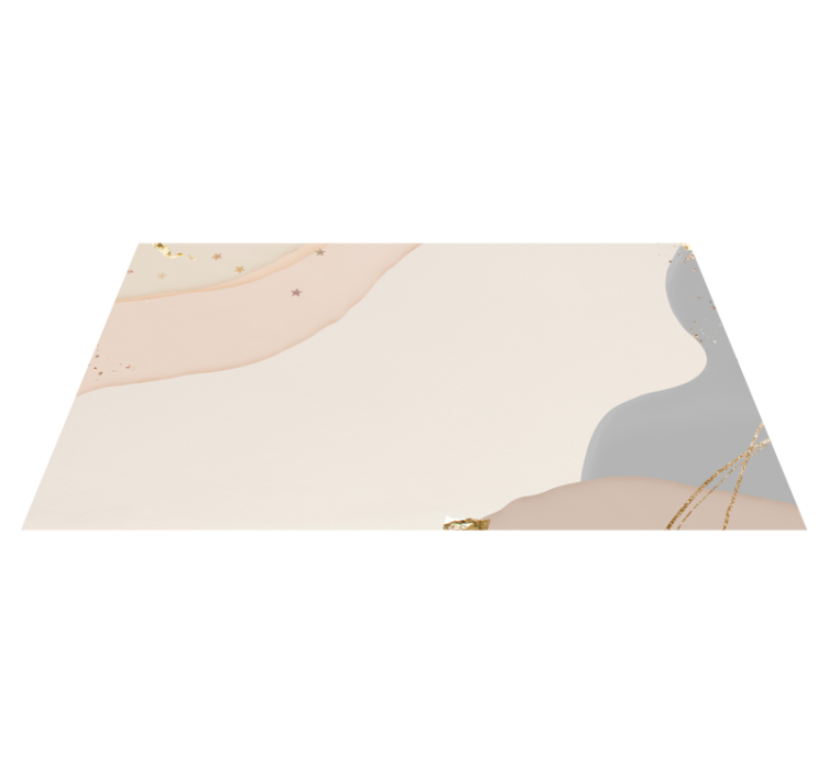 Vinil podovi minimalistički apstraktni meki valovi - TenStickers