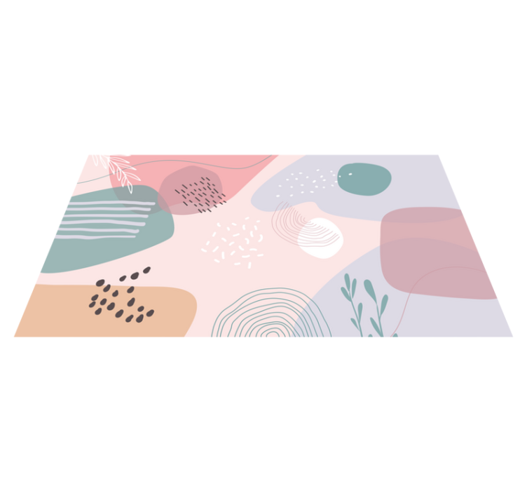 Kreativni pastelne boje moderni tepih - TenStickers