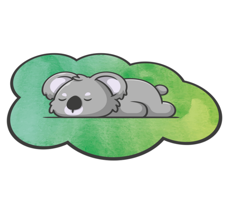 Vinil podovi rasadnici usnuli koala - TenStickers