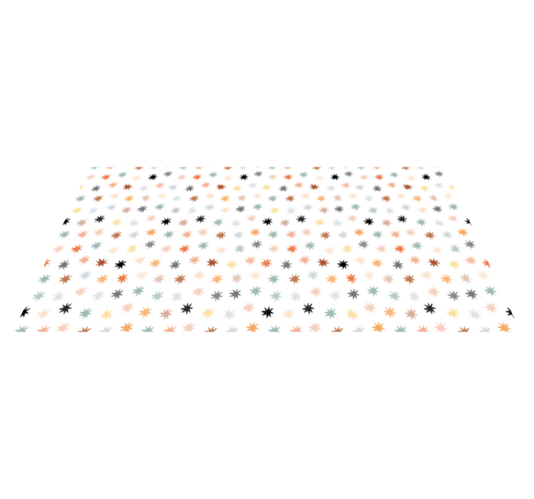 Vinil podovi zvijezde s šarenim uzorkom zvijezda - TenStickers