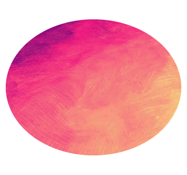 Vinil podovi spavaća soba gradijentna kružna umjetnost - TenStickers