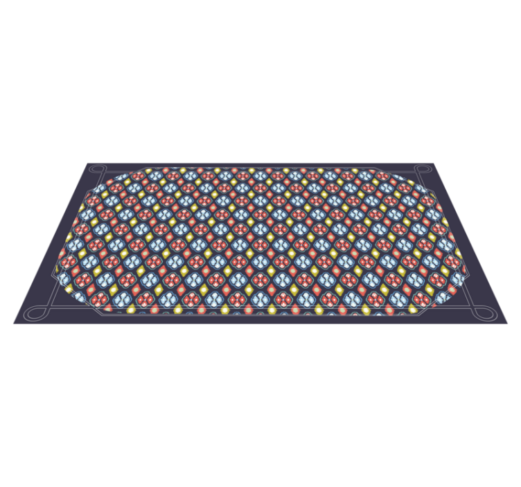 Vinil podovi ulazni hodnik šarena mozaična kompozicija - TenStickers