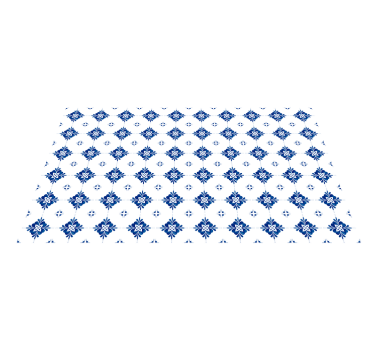 Vinil pločice keramički cvjetni motiv - TenStickers