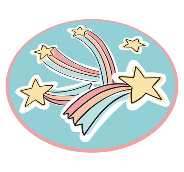 Dugin zvijezda vinil prostirka - TenStickers