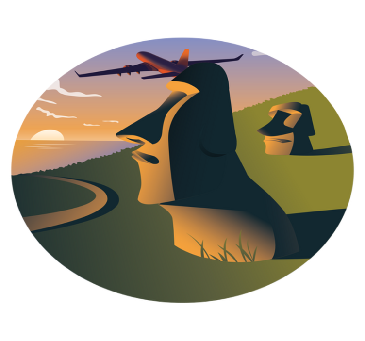 Letjeti u čile priroda vinil prostirka - TenStickers