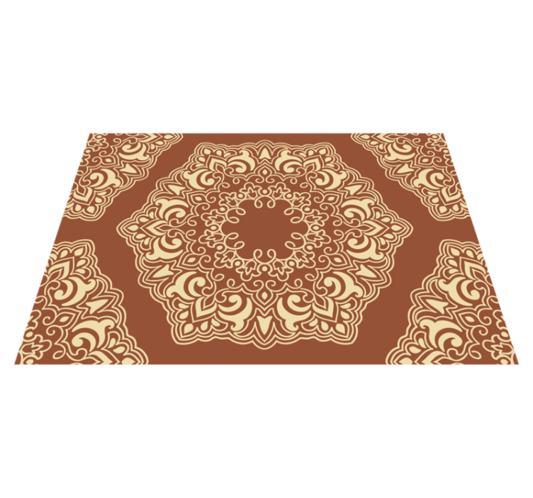 Vinil podovi mandala složeni botanički aranžman - TenStickers