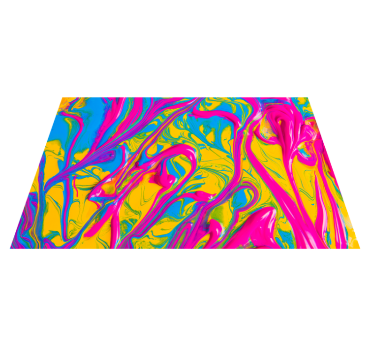 Vinil podovi moderan živopisni vrtložni uzorci - TenStickers