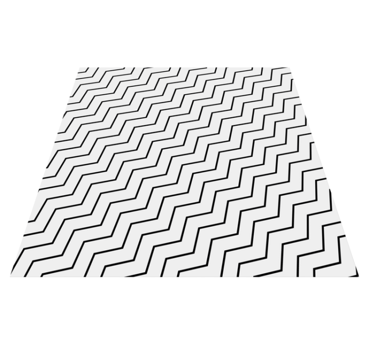 Vinil podovi geometrijski zigzag trend - TenStickers