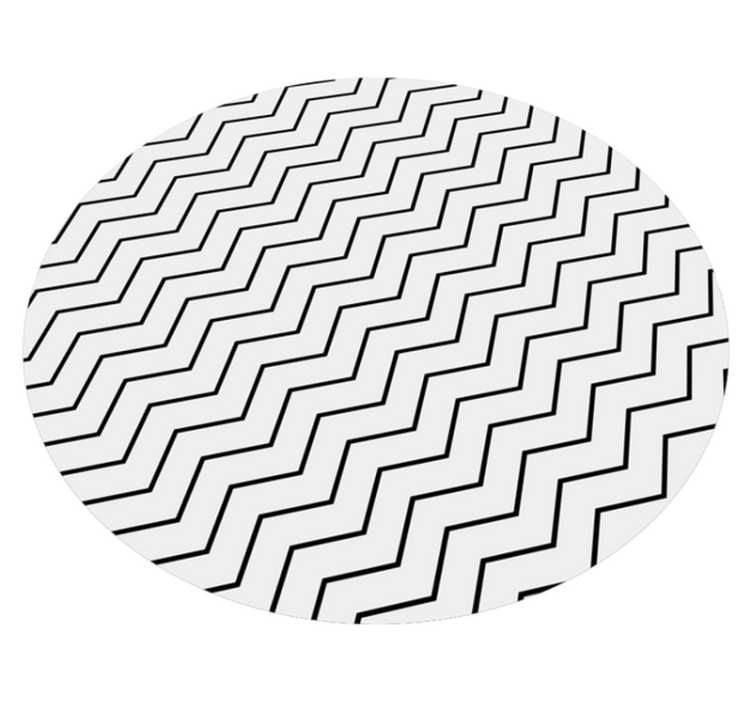 Vinil podovi geometrijski zigzag element - TenStickers